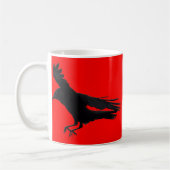 Mug Vol à l'atterrissage noir Crow Art (Gauche)