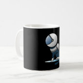 Mug Vol d'astronaute de chats spatiaux (Devant gauche)