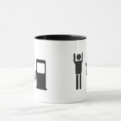 Mug Vol de pompe à gaz (Centre)