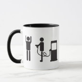 Mug Vol de pompe à gaz (Gauche)