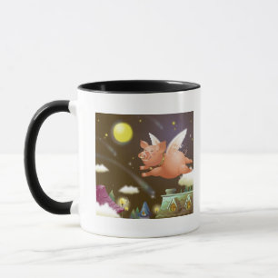 Mug Vol de porc dans le ciel