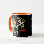 Mug Vol de sorcière de Halloween (cru) (Devant gauche)