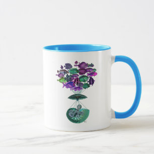 Mug Vol du ballon à air chaud de poissons