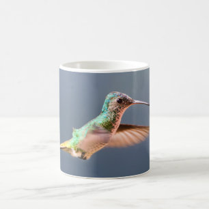 Mug Vol femelle coupé la queue d'or de saphir de