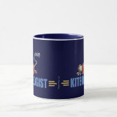 Mug Vol humoristique de cerf-volant (Centre)