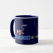 Mug Vol humoristique de cerf-volant (Devant gauche)