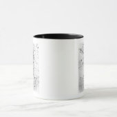 Mug Vol oiseau-à ailes verticalement debout (Centre)
