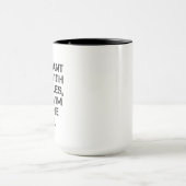 Mug Vol personnalisable Ne pas nager (Centre)