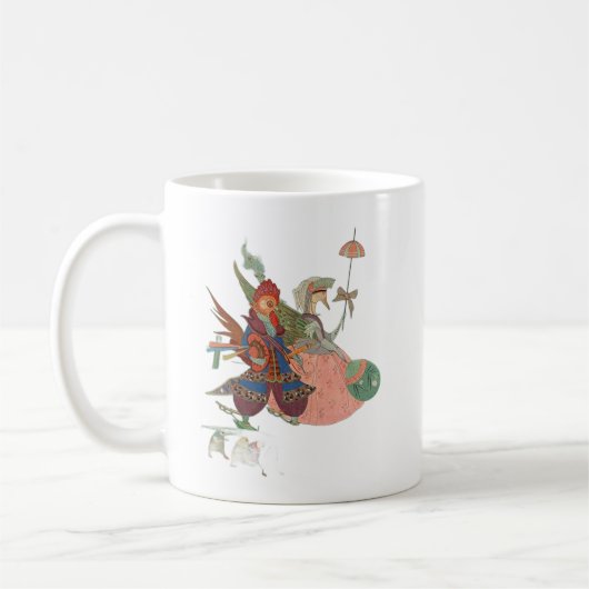 Mug Volaille bien habillée d'une queue de fée (Gauche)