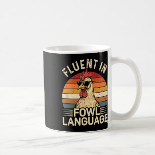 Mug Volaille Courante en Langage de Poulet 