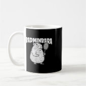 Mug Volant de badminton Capybara - Badminb de raquette (Gauche)