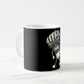 Mug Volant de badminton dansant (Devant gauche)
