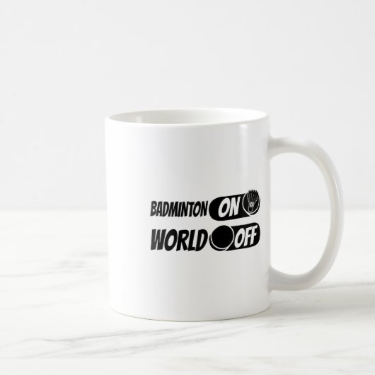 Mug Volant de badminton Racket - Team Badminton On Wor (Droite)