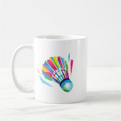 Mug Volant de Badminton Raquette Sport Badminton Pop A (Gauche)