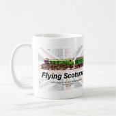 Mug Volant Scotsman Steam Train Anglais Locomotive (Gauche)