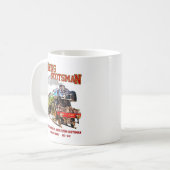 Mug Volant Scotsman Steam Train Anglais Locomotive (Devant gauche)