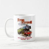 Mug Volant Scotsman Steam Train Anglais Locomotive (Gauche)