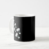Mug Volants de badminton volants (Devant gauche)