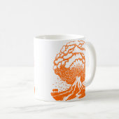 Mug Volcan - Orange (Devant droit)