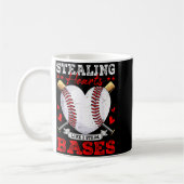 Mug Voler des cœurs comme voler des bases baseball (Gauche)