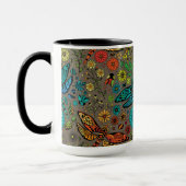 Mug Voler, libellule de mouche sur brun (Gauche)