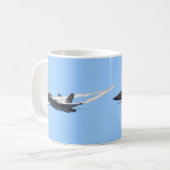 Mug Volet avion F/A-18 Avion d'avion d'aviation (Devant gauche)
