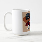 Mug Voleur de friandises pour teckel cambrioleur (Gauche)