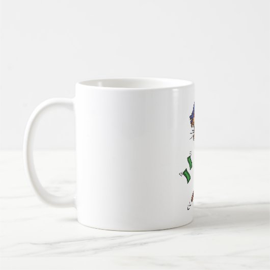 Mug Voleur Voler De L'Argent (Gauche)