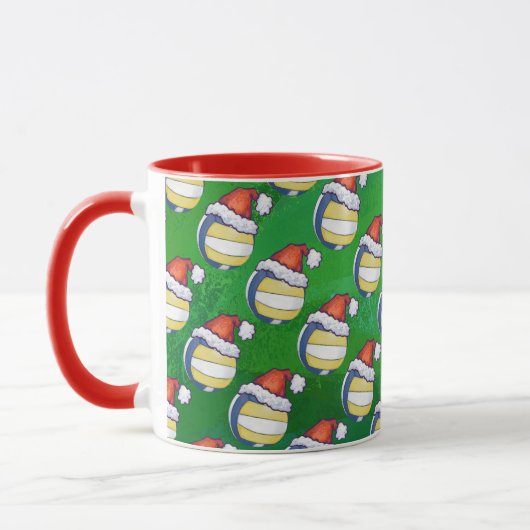 Mug Volley-ball Casquette de Noël (Gauche)