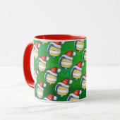 Mug Volley-ball Casquette de Noël (Devant gauche)