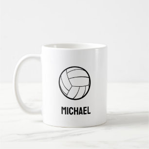 Mug Volley-ball Personnalisé, Cadeau Pour Joueur De Vo