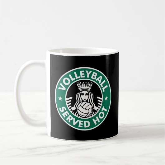 Mug Volley-ball servi chaud - Grand volley-ball (Gauche)