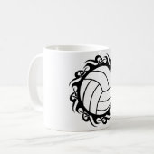 Mug volley-ball tribal (Devant gauche)