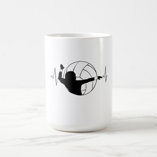 Mug Volley-ball - Volleyball Lecteur Heartbeat (Centre)