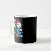Mug Volleyball amusant Noël Volleyball Joueurs Aimer (Devant gauche)