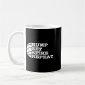 Mug Volleyball Bump Set Ske Repeat Beach Volleyball Gi (Gauche)