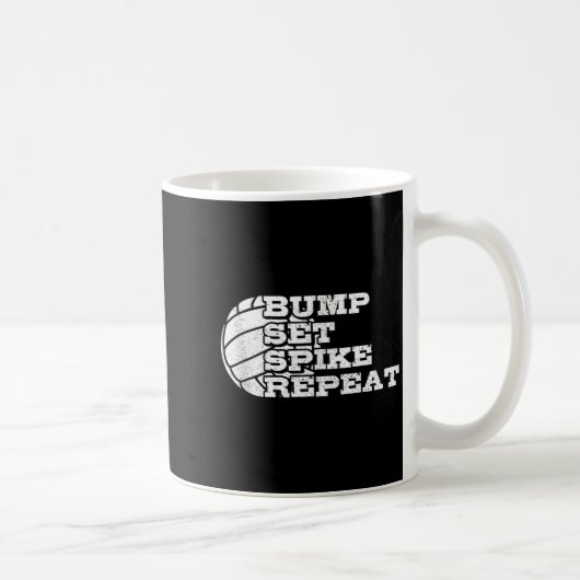 Mug Volleyball Bump Set Ske Repeat Beach Volleyball Gi (Droite)