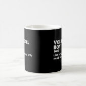 Mug Volleyball garçon drôle Dictionnaire définition (Centre)