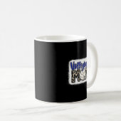 Mug Volleyball Maman Blue Leopard 8 (Devant droit)