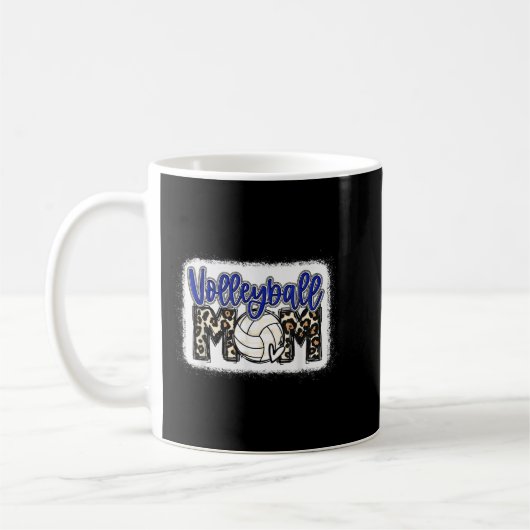 Mug Volleyball Maman Blue Leopard 8 (Gauche)