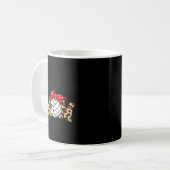 Mug Volleyball Maman Leopard Bleached Fun Fun Mother's (Devant gauche)