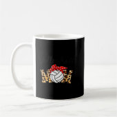 Mug Volleyball Maman Leopard Bleached Fun Fun Mother's (Gauche)