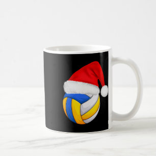 Mug Volleyball Noël Noël Chapeau drôle Père Noël Xmas