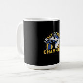 Mug Volleyball Player | Practice Like A Champion (Devant gauche)