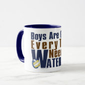 Mug Vollyball Waterboy en bleu (Devant gauche)