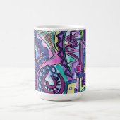 Mug Volonté Libre - Art Abstrait Peint à la Main (Centre)