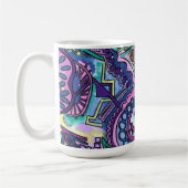 Mug Volonté Libre - Art Abstrait Peint à la Main (Gauche)