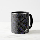 Mug Volume treize kaléidoscope art dix-huit (Devant droit)