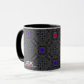Mug Volume treize kaléidoscope art quarante-deux (Devant gauche)
