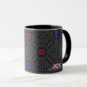 Mug Volume treize kaléidoscope art quarante-deux (Devant droit)